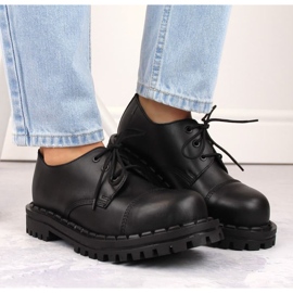 Botas de couro Gregor W GRE1206A, pretas preto 2