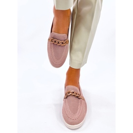 Mocassins com aberturas rosa Lucena 1