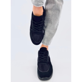 Tênis leves femininos Doleh Black preto 1