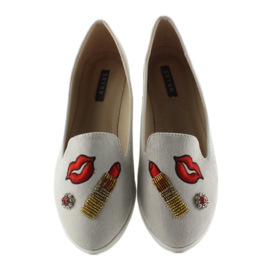 Bailarinas lordsy com patches 333-18 cinza 1 Bailarinas lordsy com patches 333-18 cinza 1