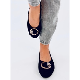 Bailarinas femininas Gauri Black preto 1