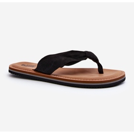 Chinelos femininos Big Star LL274625 pretos 1