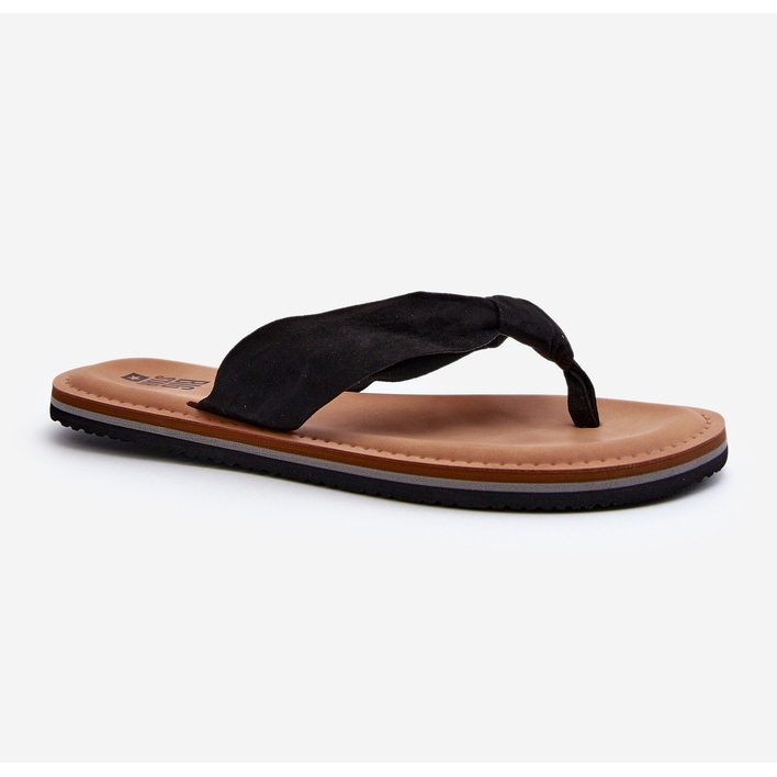 Chinelos femininos Big Star LL274625 pretos 1