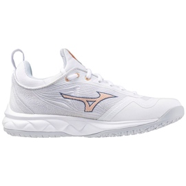 Tênis de voleibol Mizuno Wave Luminous 2 W V1GC212000 branco 1 Tênis de voleibol Mizuno Wave Luminous 2 W V1GC212000 branco 1