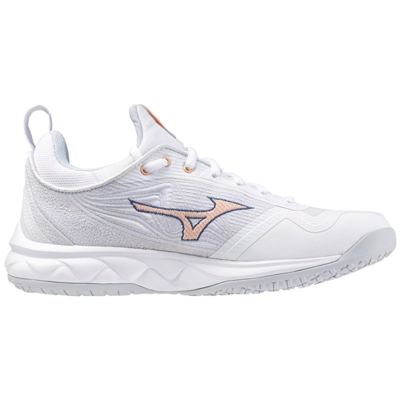 Tênis de voleibol Mizuno Wave Luminous 2 W V1GC212000 branco 1 Tênis de voleibol Mizuno Wave Luminous 2 W V1GC212000 branco 1