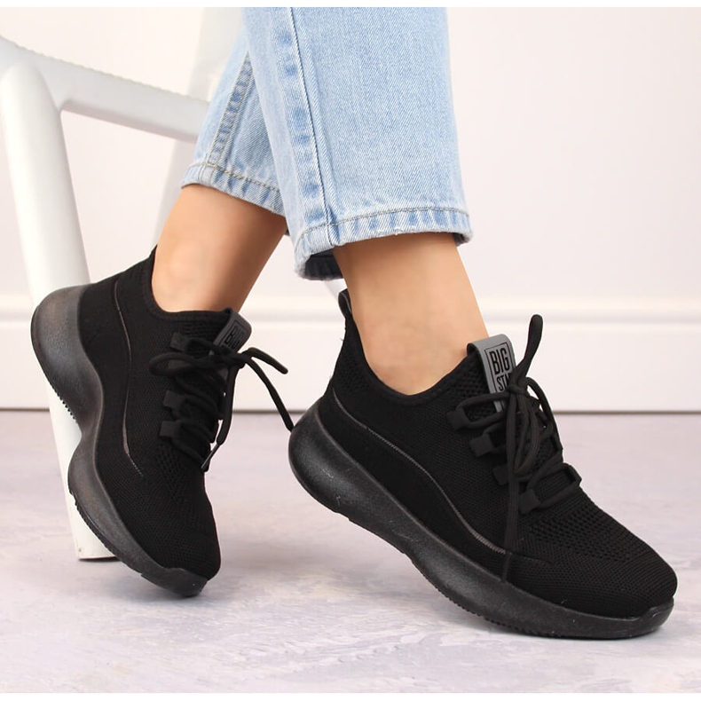 Calçados esportivos pretos com aberturas Big Star NN274663 1 Calçados esportivos pretos com aberturas Big Star NN274663 1