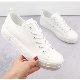 Tênis plataforma branco feminino Big Star NN274853 1