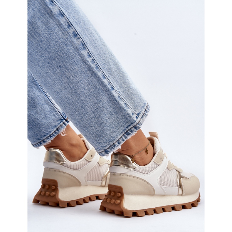 Tênis esportivo feminino bege Ralita 1