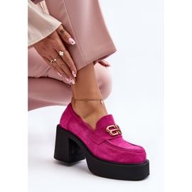 Zazoo 20170 Sapatos femininos de camurça com salto alto, fúcsia rosa 2 Zazoo 20170 Sapatos femininos de camurça com salto alto, fúcsia rosa 2