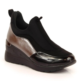 EVento W EVE360 sapatos de cunha preto 2