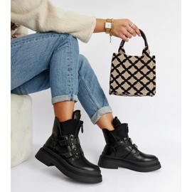 Botins plataforma Glen pretos 1