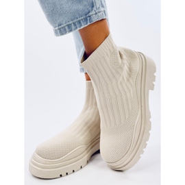 Meias cano alto Silva Bege 2 Meias cano alto Silva Bege 2