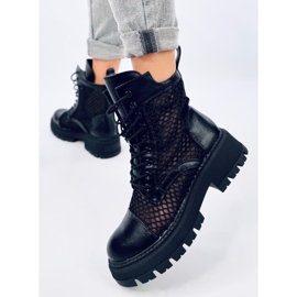 Botins com aberturas Ralston Nero preto 2