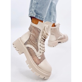 Botins com aberturas Ralston Panna bege 2