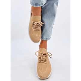 Faggio Khaki meias meias bege 1