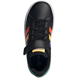 Adidas Grand Court 2.0 El K Jr HP8914 sapatos preto 1
