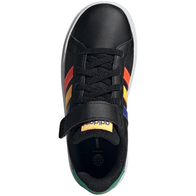 Adidas Grand Court 2.0 El K Jr HP8914 sapatos preto 1