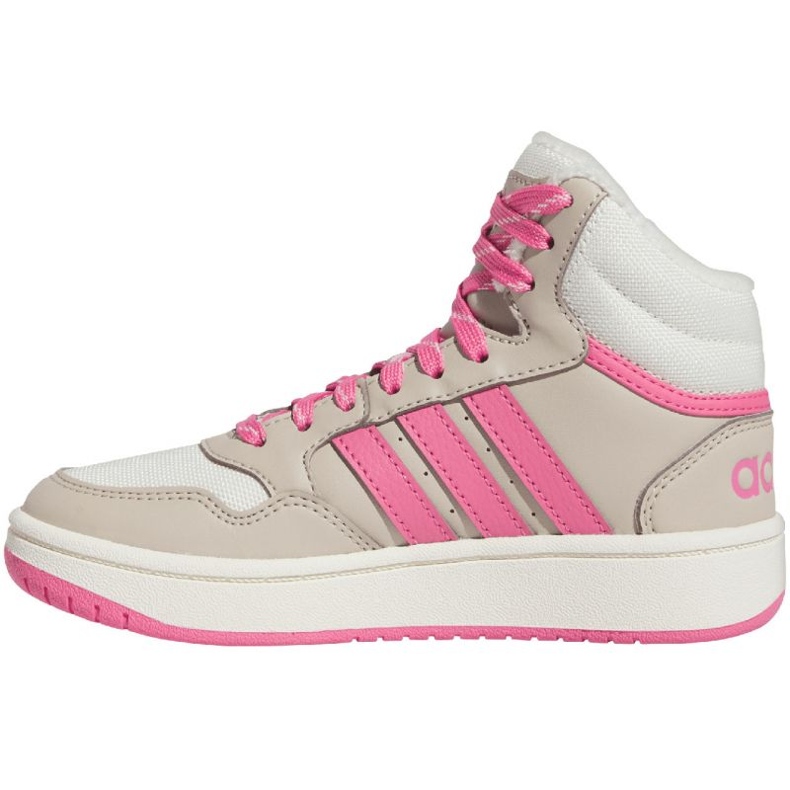 Tênis Adidas Hoops Mid 3.0 K IF7739 branco 1