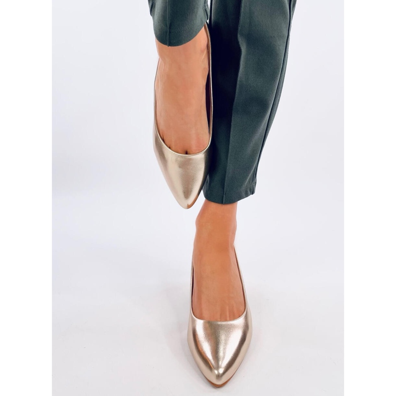 Sapatos de salto alto Shers Gold dourado 1