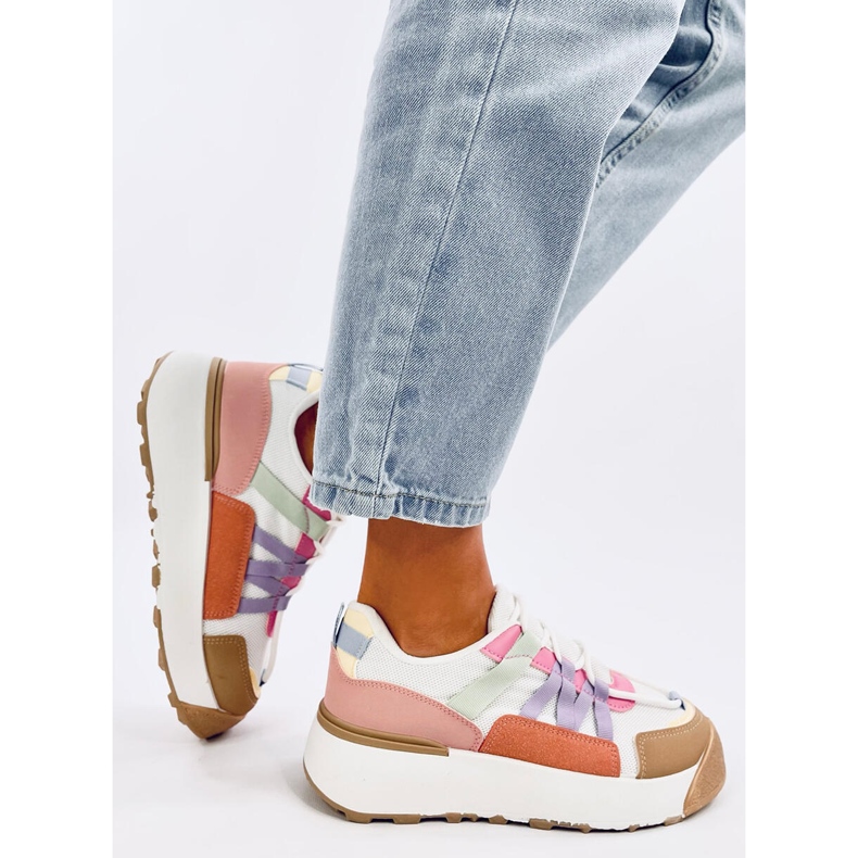 Tênis feminino Vince Color Mix branco 2