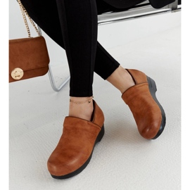 Sapatos com plataforma Montoro castanhos 1