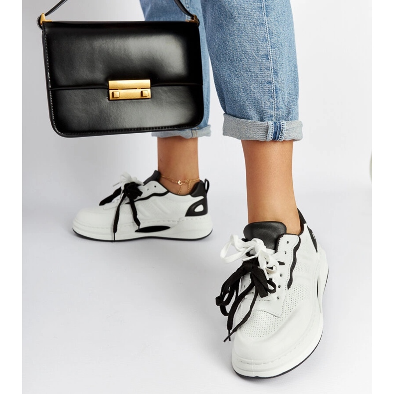 Tênis Galdino branco e preto 2