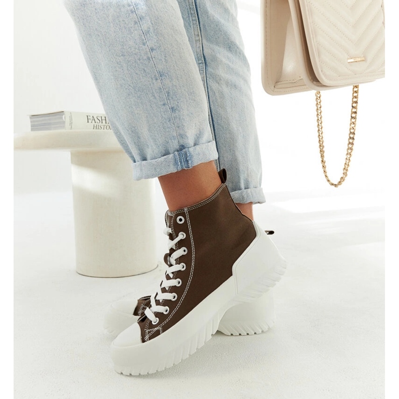 Tênis cano alto Ronchis verde 2 Tênis cano alto Ronchis verde 2