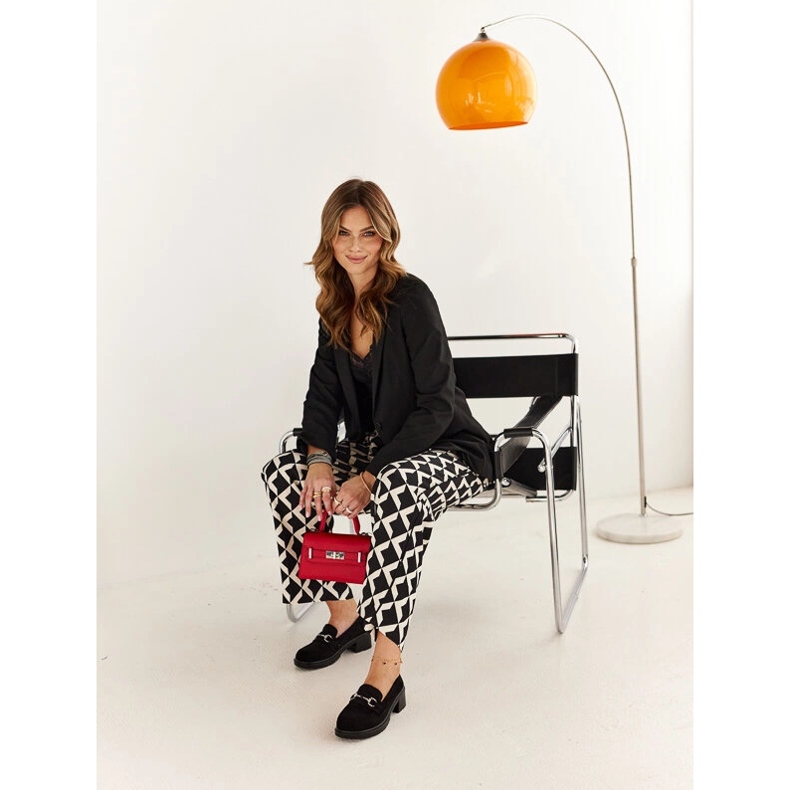 Mocassins Grisel em camurça preta preto 2