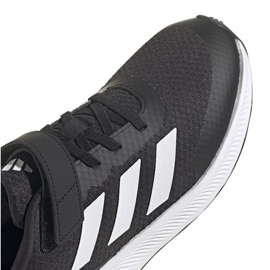 Adidas Runfalcon 3.0 Sport Running Elastic Lace Top Strap Jr Tênis HP5867 preto 4