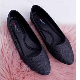 Seastar Bailarinas feminino glitter preto Fifi 4