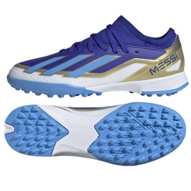 Adidas X Crazyfast League Messi Jr Tf ID0716 sapatos azul 1