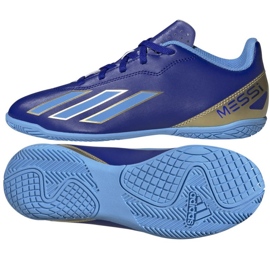 Adidas X Crazyfast Club Messi Jr Em sapatos IE8667 azul 1