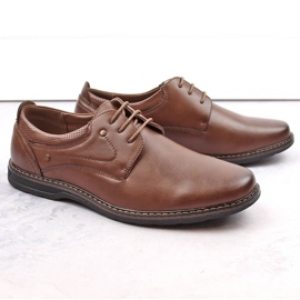 News Sapatos masculinos marrons elegantes Coleção masculina Unisoft 4092 marrom 1