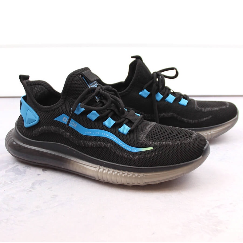 Calçados esportivos masculinos pretos Big Star NN174450 1