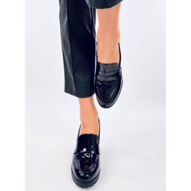 Mocassins de salto envernizado Jeffis Black preto 1