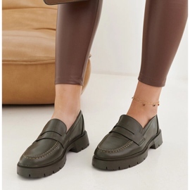 Mocassins Maybritt verdes 1