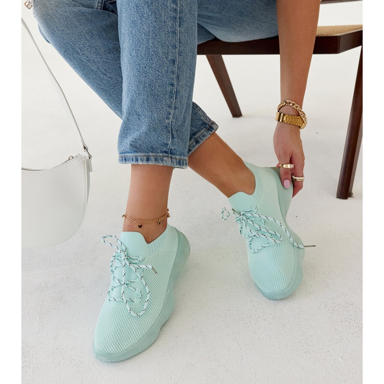 Tênis esportivos Roshni menta verde 1