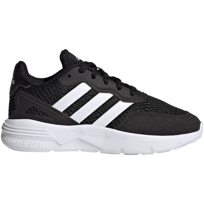 Tênis Adidas Nebzed Lifestyle Lace Running Jr HQ6144 preto 1