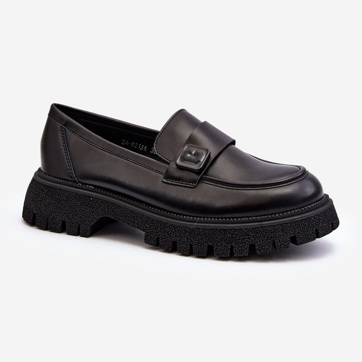 Vinceza Mocassins femininos com alça Flanila preta preto 2