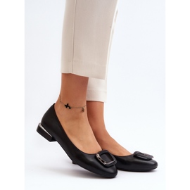 Sergio Leone BL203 Sapatilhas com fivela preta preto 2