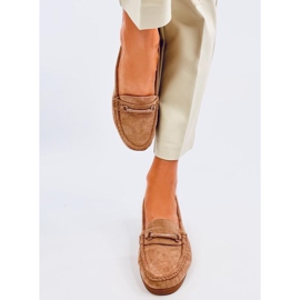 Mocassins de cunha cáqui indianos bege 1