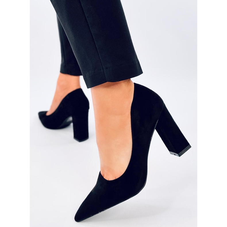 Sapatos de salto agulha pretos Verizon 2