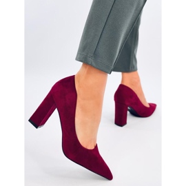 Bombas de estilete Verizon Wine vermelho 2