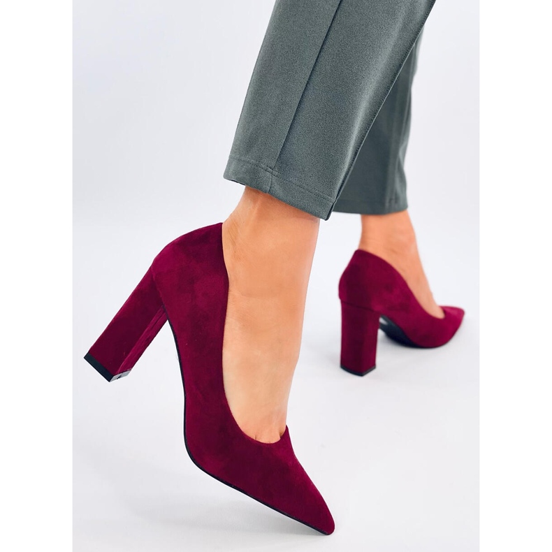 Bombas de estilete Verizon Wine vermelho 2