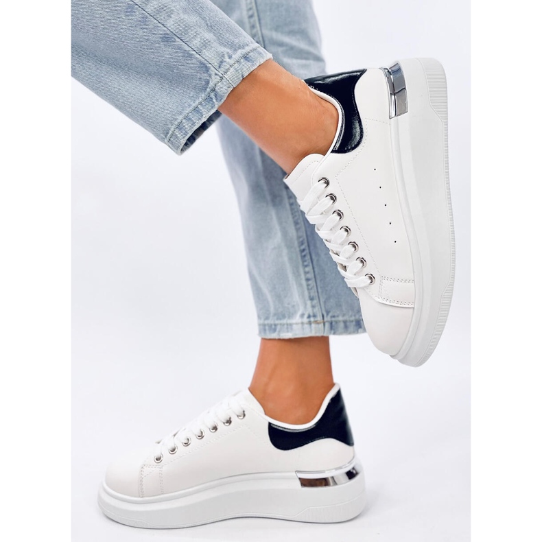 Tênis feminino Raclei Black branco 2