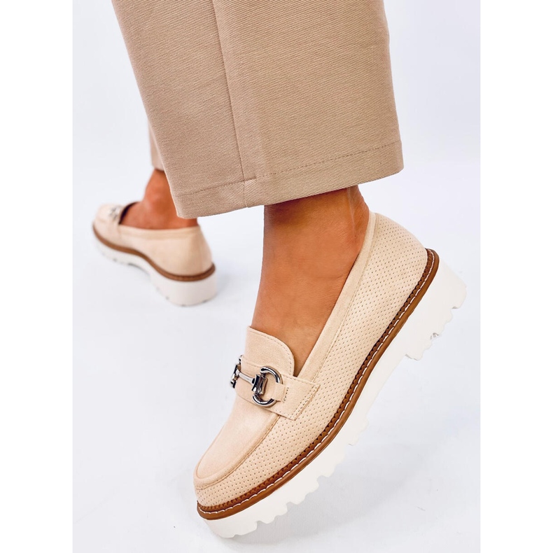 Mocassins femininos Clays Beige bege 2