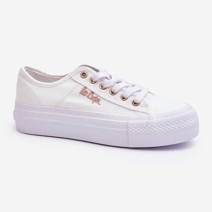 Tênis plataforma feminino Lee Cooper LCW-24-31-2725 branco 2