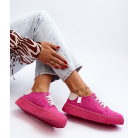 Tênis feminino Memory Foam System Big Star NN276004 Fúcsia rosa 1