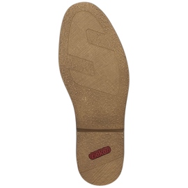 Sapatos masculinos confortáveis ​​de couro, elegantes, vazados, azul marinho Rieker 13431-14 1