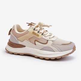 Tênis feminino Big Star NN274A098 bege 2